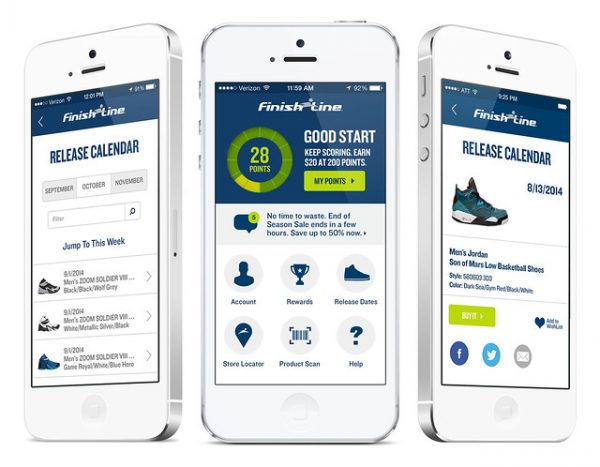 finish line loyalty program app