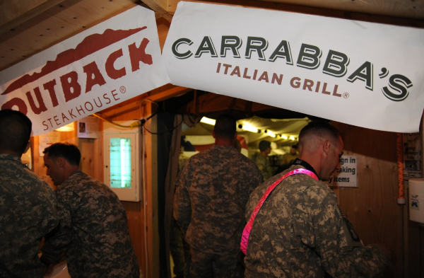 Outback Steakhouse also has provided free steaks to military members in the past