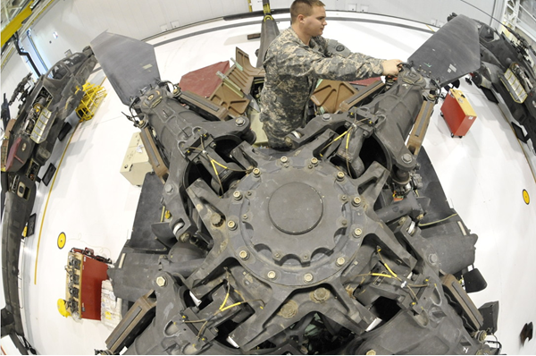 Army AH-64 Attack Helicopter Repairer