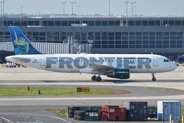 frontier airlines military baggage
