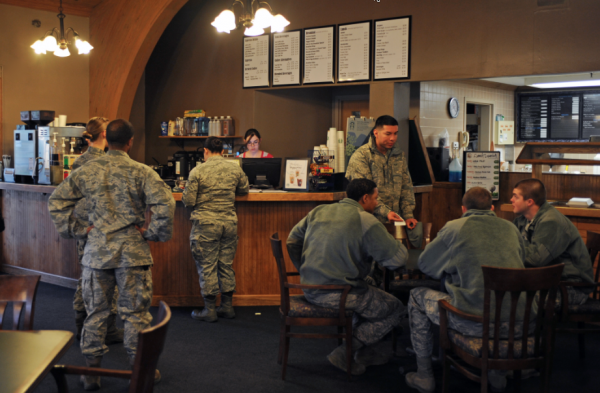 starbucks military base