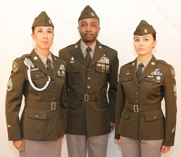 official army greens uniform