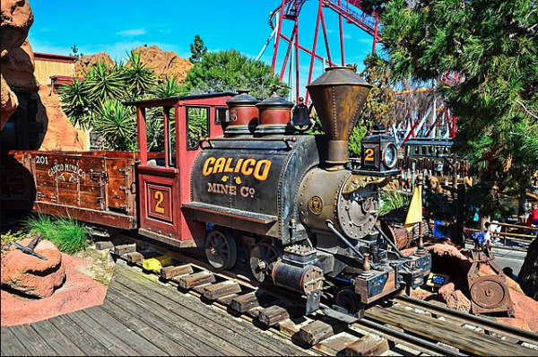 knotts berry farm train