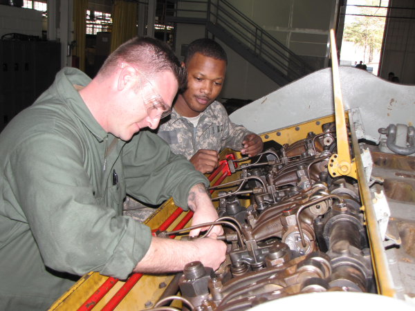 diesel engine mechanic veteran job