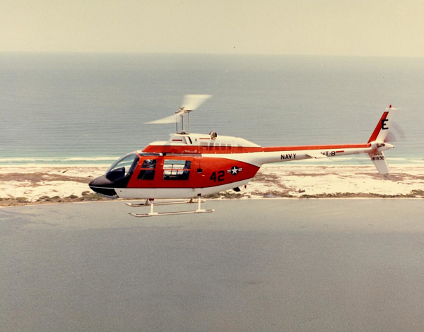 Marine Corps Bell Jet Ranger Helicopter