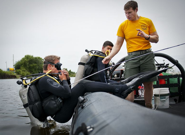 Navy Explosive Ordnance Disposal Student