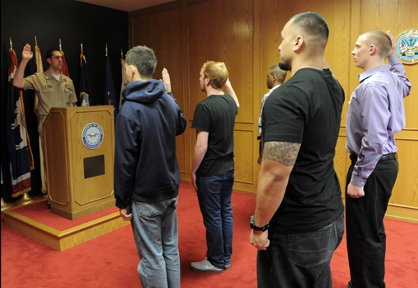MEPS Oath of Enlistment