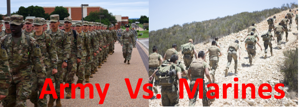 army vs marines