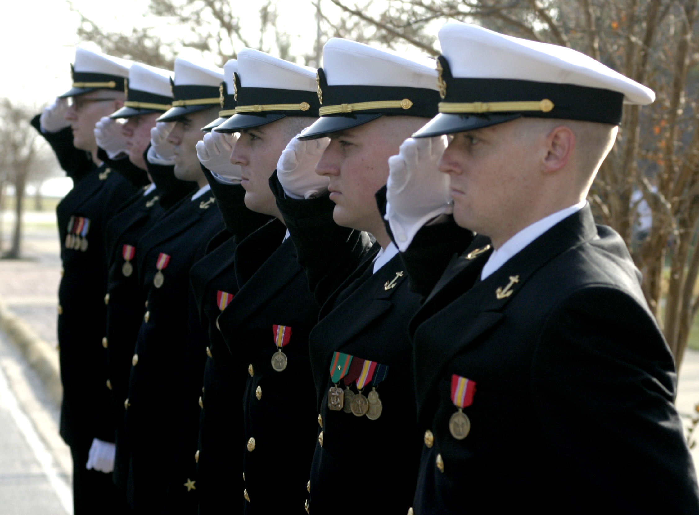 End of phase 2 at Navy Officer Candidate School 