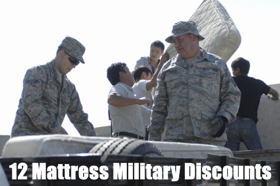 mattress military discounts