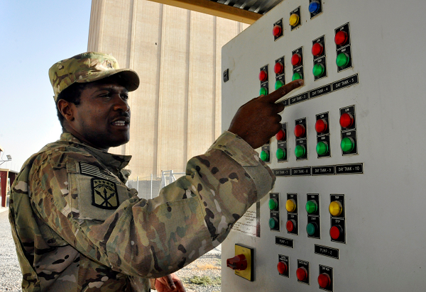 12P MOS Soldier at Bagh-E Pol power plant