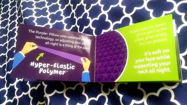 purple mattress brochure