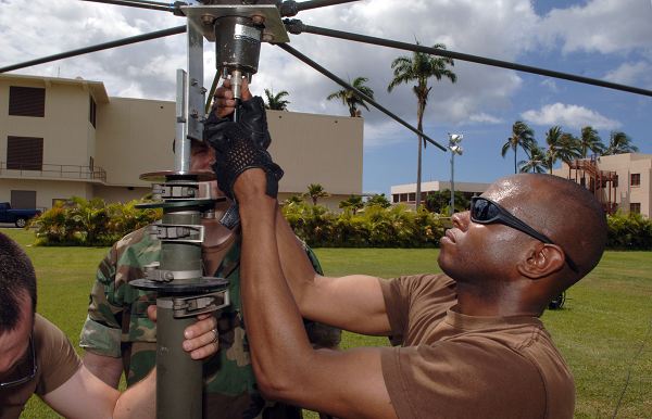 Navy CTR assembles an antenna