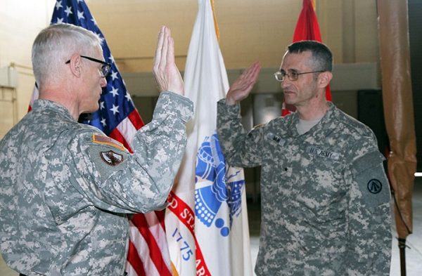 Army Promotion timeline_commander earns first star at promotion ceremony