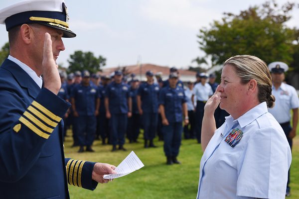 Coast Guard Promotion Ceremony for Petty Officer