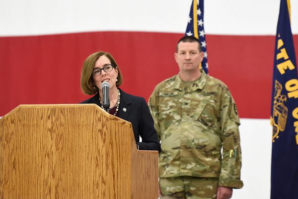 Governor discusses House Bill 4035 authorizing state tuition assistance for service members in the Oregon National Guard