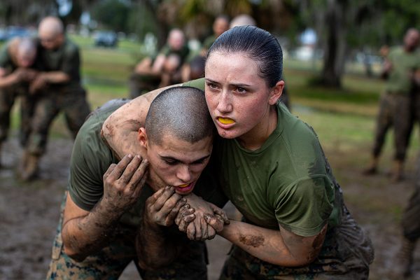 Marine Corps Martial Arts Program training session