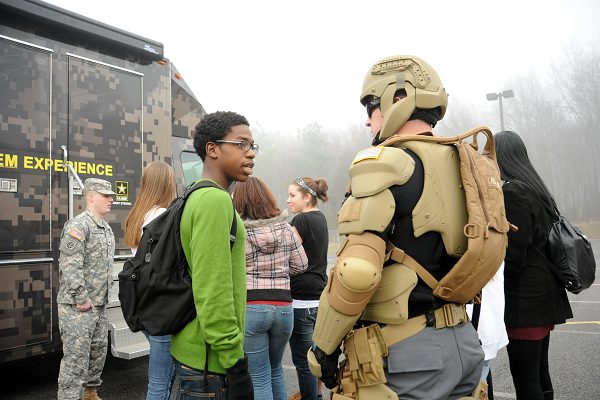 Maryland students beta test Army STEM recruiting vehicle during HRAP event