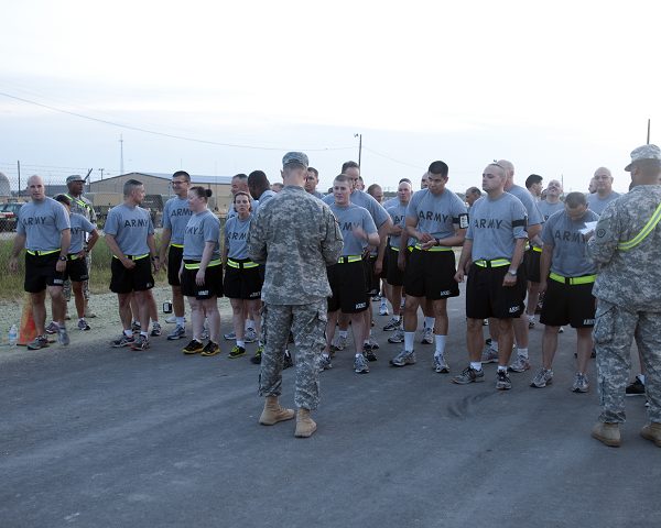 army push up and sit up standards