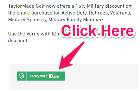 golf clubs military discount