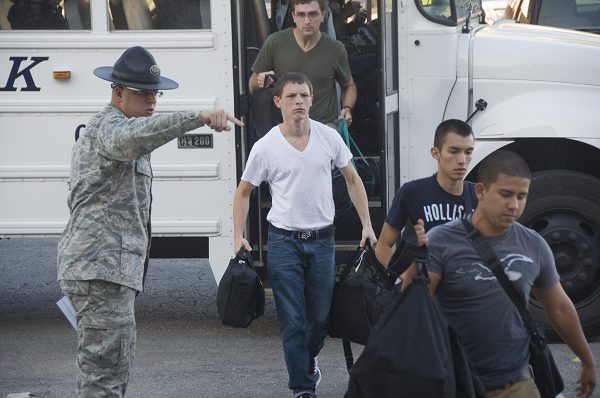 Brand new United States Air Force careers begin with first day of Air Force boot camp