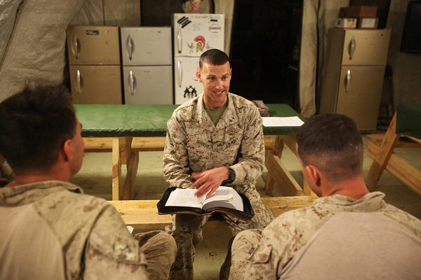 Chaplain continues his mission with military bible verses