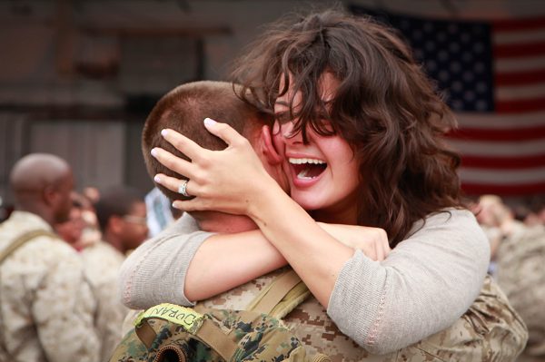 Marines return from Afghanistan