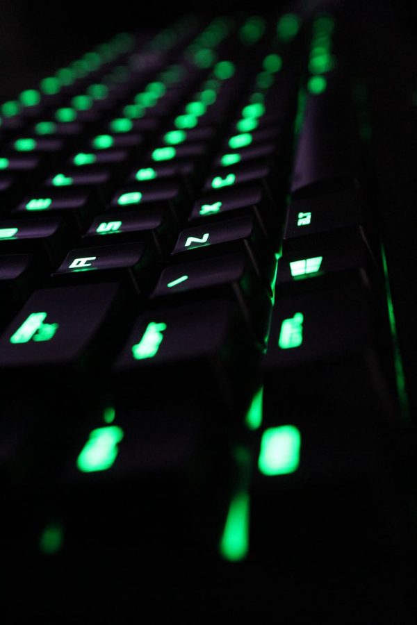 keyboard-computer-razer-green-dark