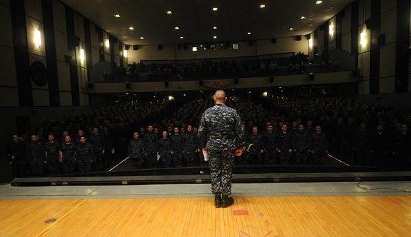 reciting the sailor's creed