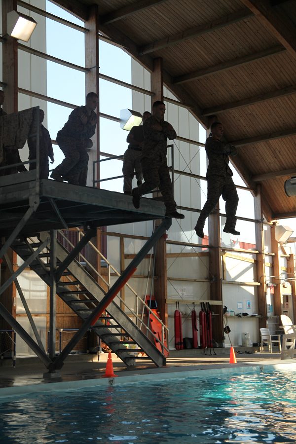 tower jump for usmc swim qual