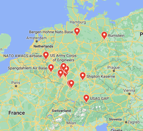 US Military Bases In Germany