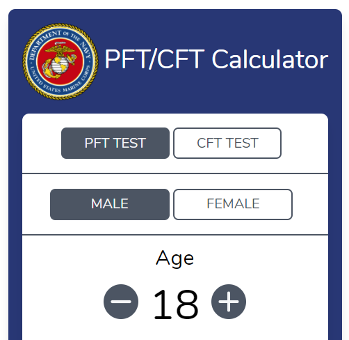 CFT and PFT Calculator