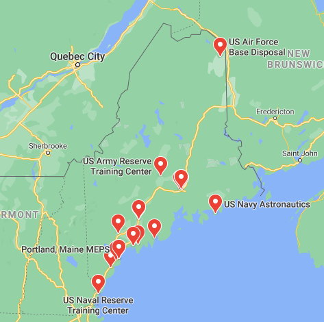 military bases in maine