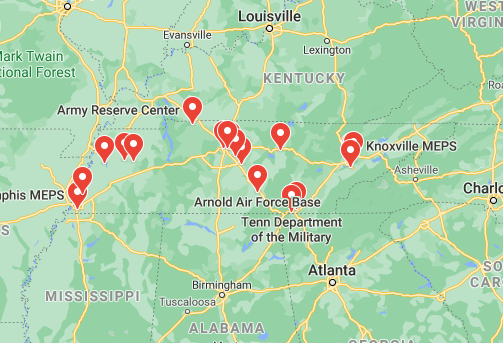 military bases in Tennessee