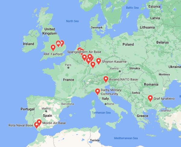 us military bases in europe