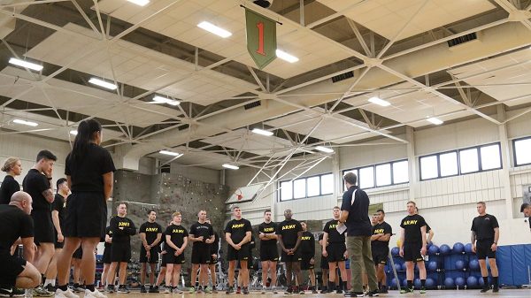 75th Ranger Regiment leads a course at the gym