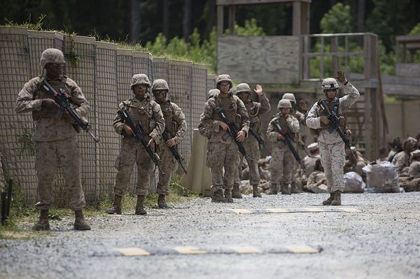 MCT Marines perform field exercise