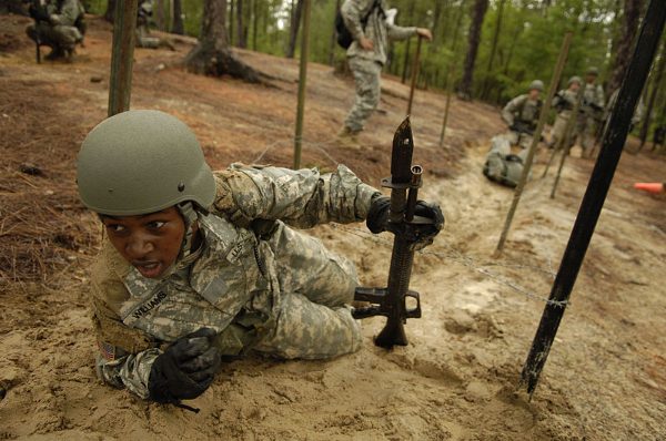 a soldier goes through white phase as part of the army basic training schedule