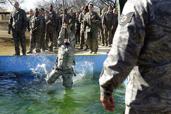 air force basic training obstacle course