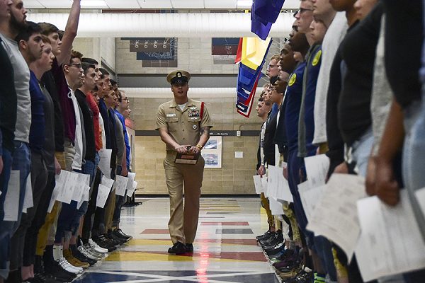 Recruits at Recruit Training Command have a Chain of Command