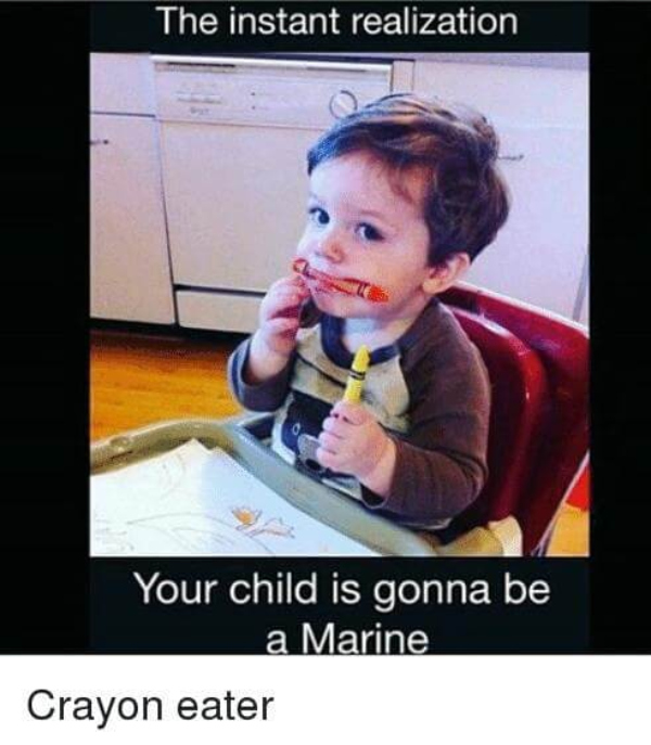 marine crayon eater