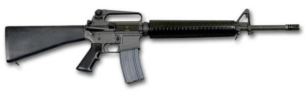the m16 is a popular rifle used by delta force operators