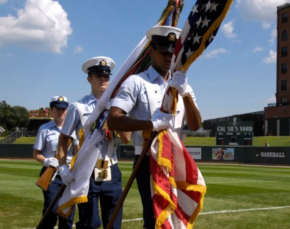 coast guard color guard