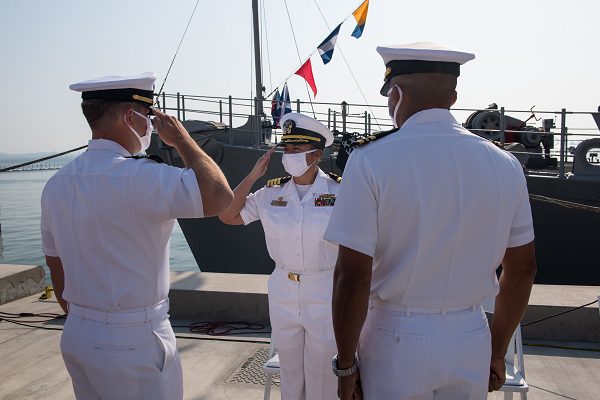 Before you work your way up the chain of command, you must first meet Navy Requirements for enlistment