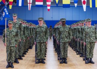 Students with Officer Candidate School (OCS) class 04-20