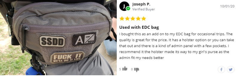 joe review of the LAPG fanny pack