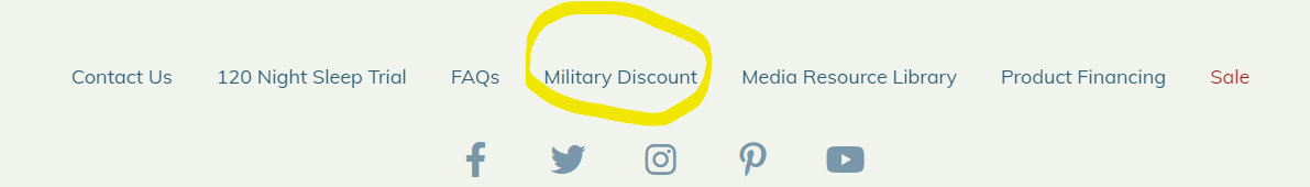 My Green Mattress military discount