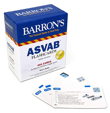 barrons asvab study guide flashcards