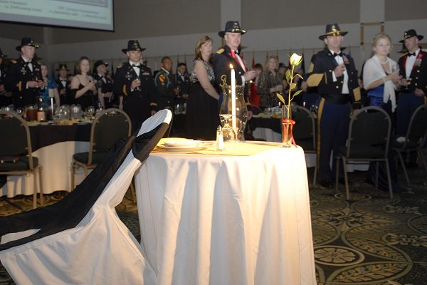 honoring fallen heroes at a military ball