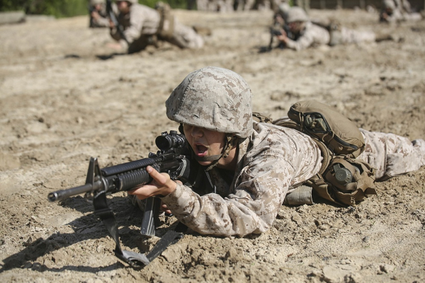 The marines are often considered the hardest military branch